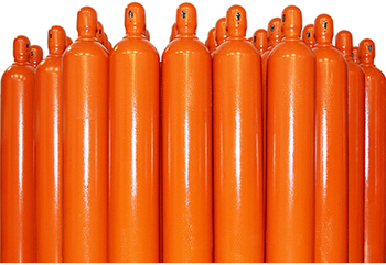Cylinders filled with DILO Certified SF6 Gas