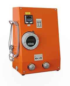 Industrial gas monitoring unit