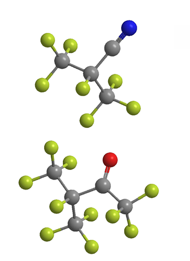 illustration of the chemical composition of C4 and C5 