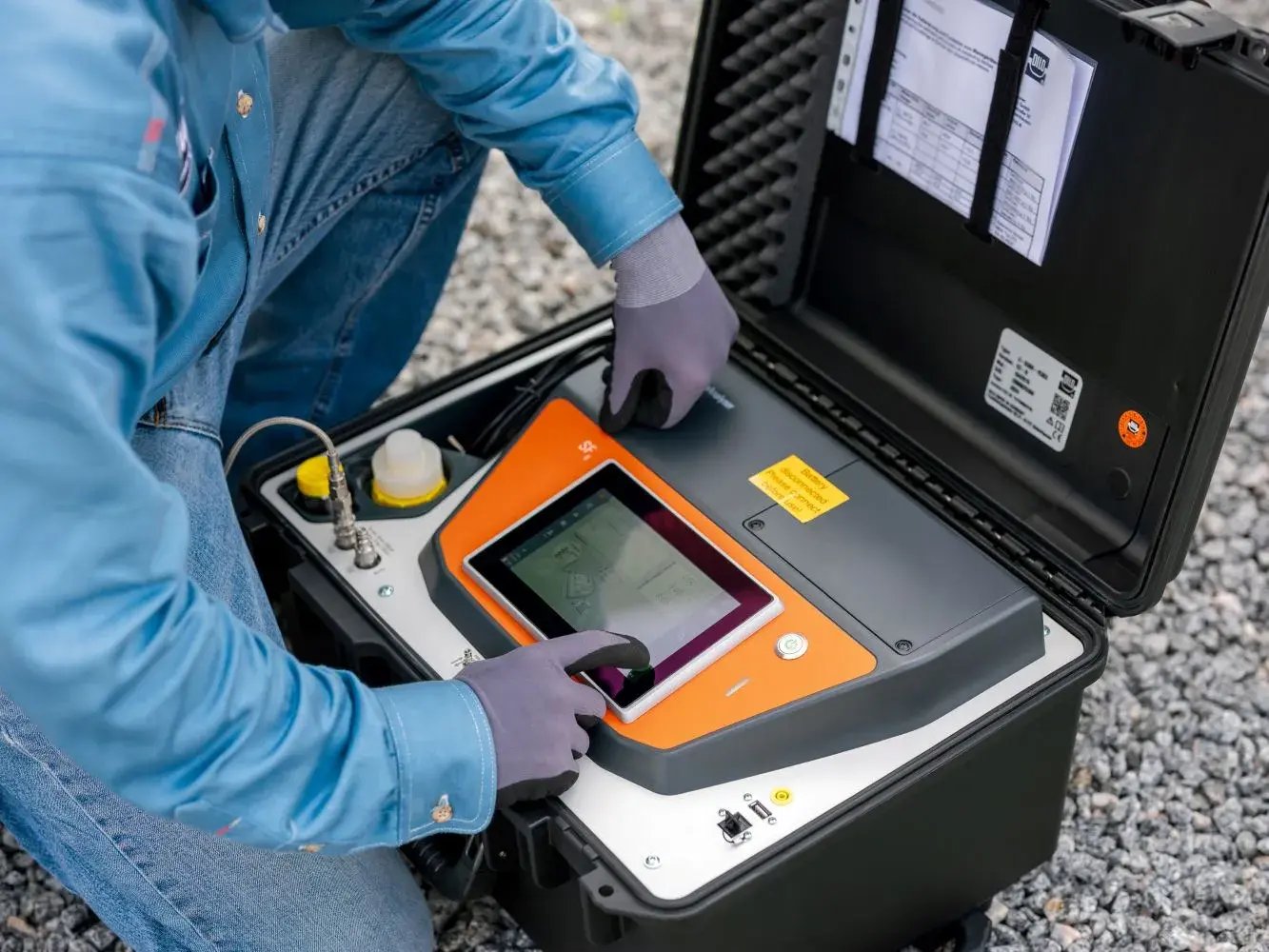 DILO SF6 Gas Analyzer In-Use in the Field