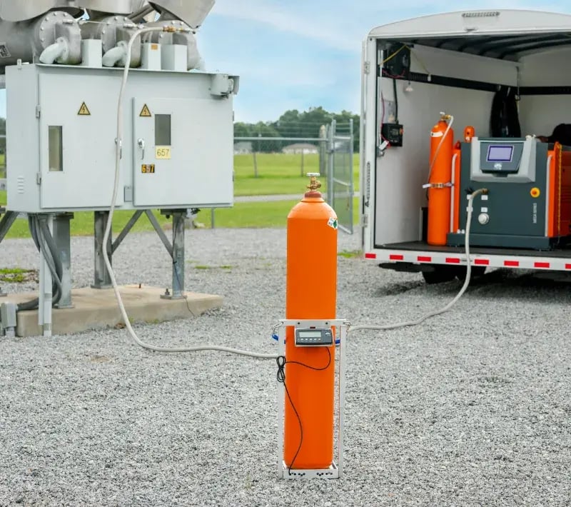 SF6 Gas Weighing Devices- 800x710
